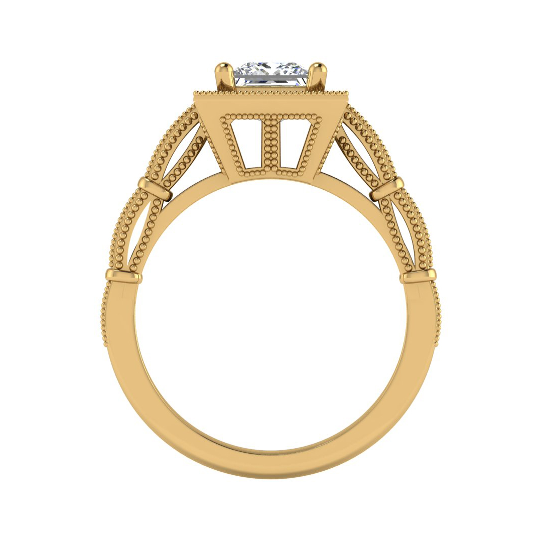 Evie Halo Engagement Ring